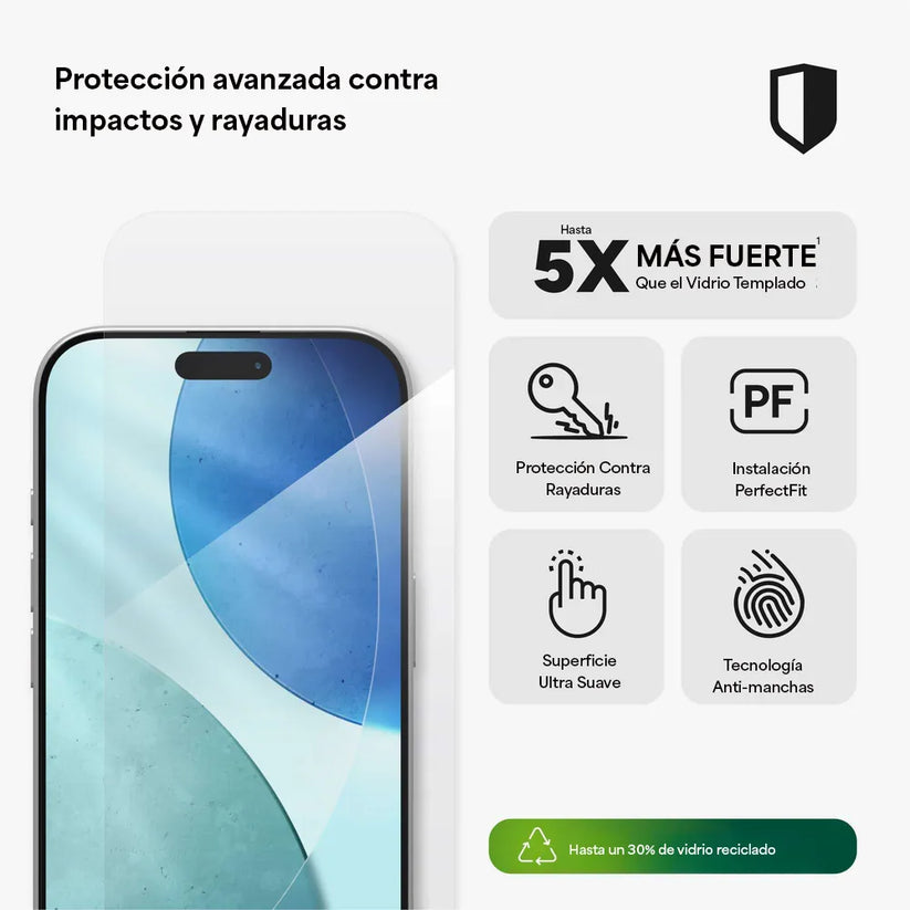 Protector_de_Pantalla_Zagg_Glass_Elite_para_iPhone_17_Transparente_Posición_2_iShop_Colombia