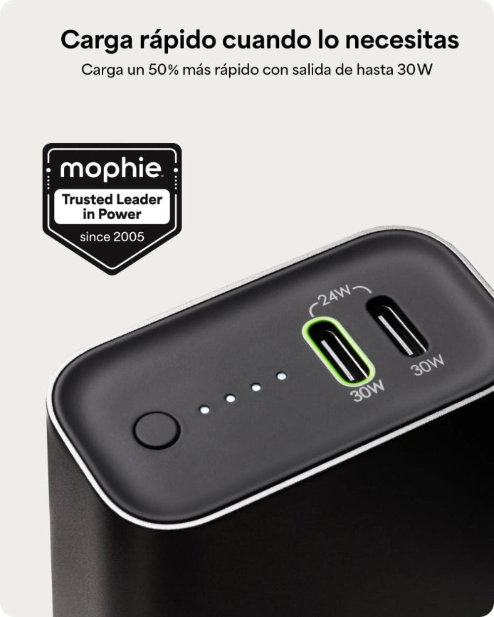 Batería_Powerstation_portátil_universal_mophie_de_10,000mAh_con_salida_USB-C_Negro_Imagen_posicion_2_iShop_Colombia