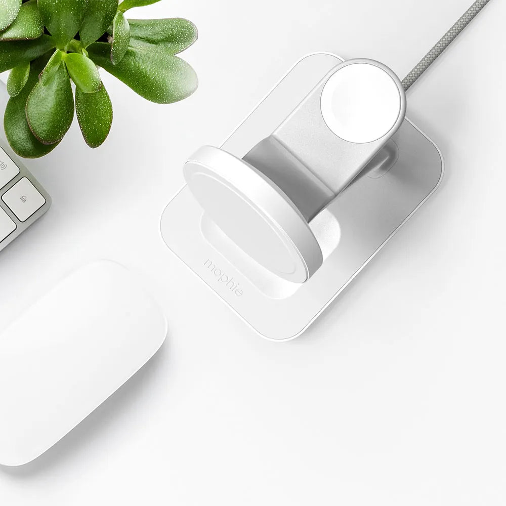 Base de Carga Inalambrico Mophie Qi2 con Magsafe 3 en 1 - Blanco