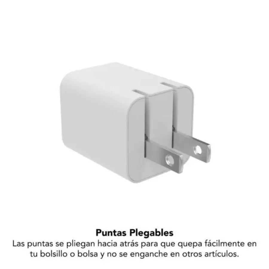 iPhone 16e 256 GB Negro + GRATIS Cargador de Pared Mophie USB-C 30W - Blanco