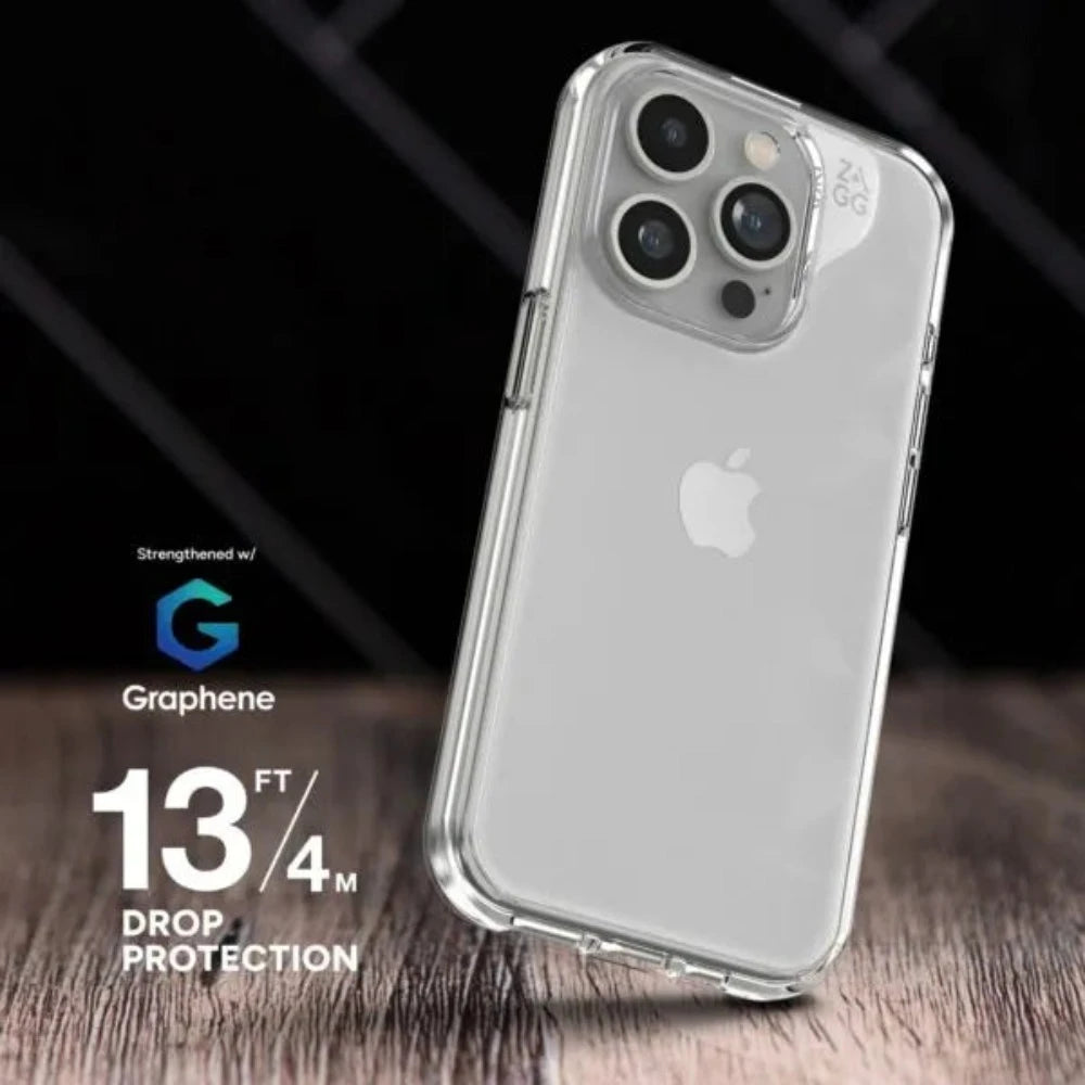 Case ZAGG Crystal Palace para iPhone 15 Pro - Transparente