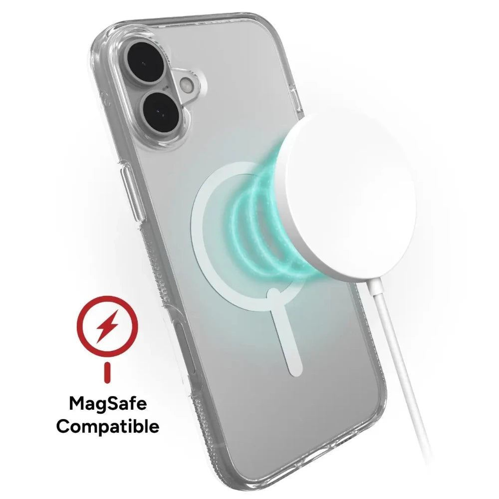 Case ZAGG Crystal Palace con MagSafe para iPhone 16 Plus - Transparente