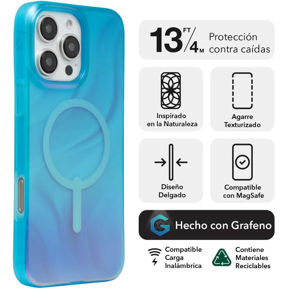 Case ZAGG Milan Snap para iPhone 16 Pro Max Magsafe - Aurora Intenso