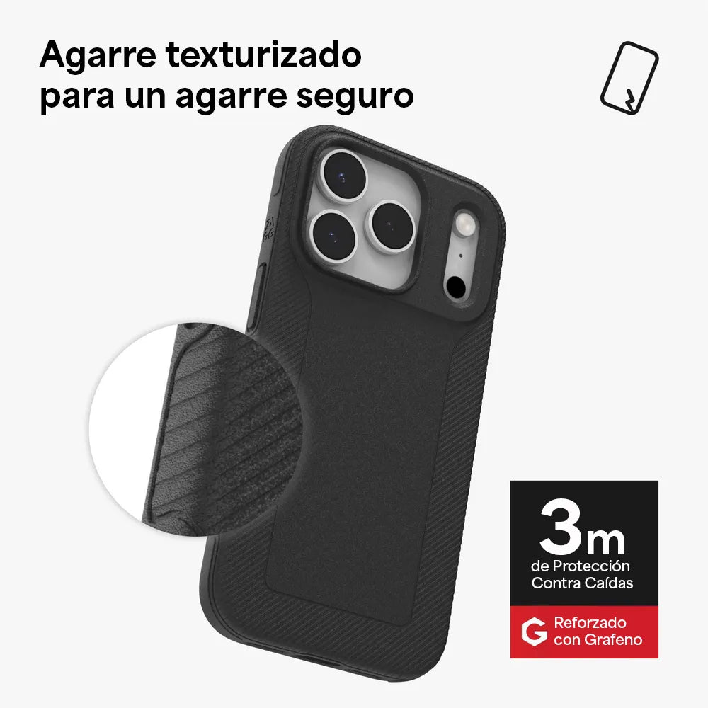 Case ZAGG Luxe con MagSafe para iPhone 17 Pro Max - Negro