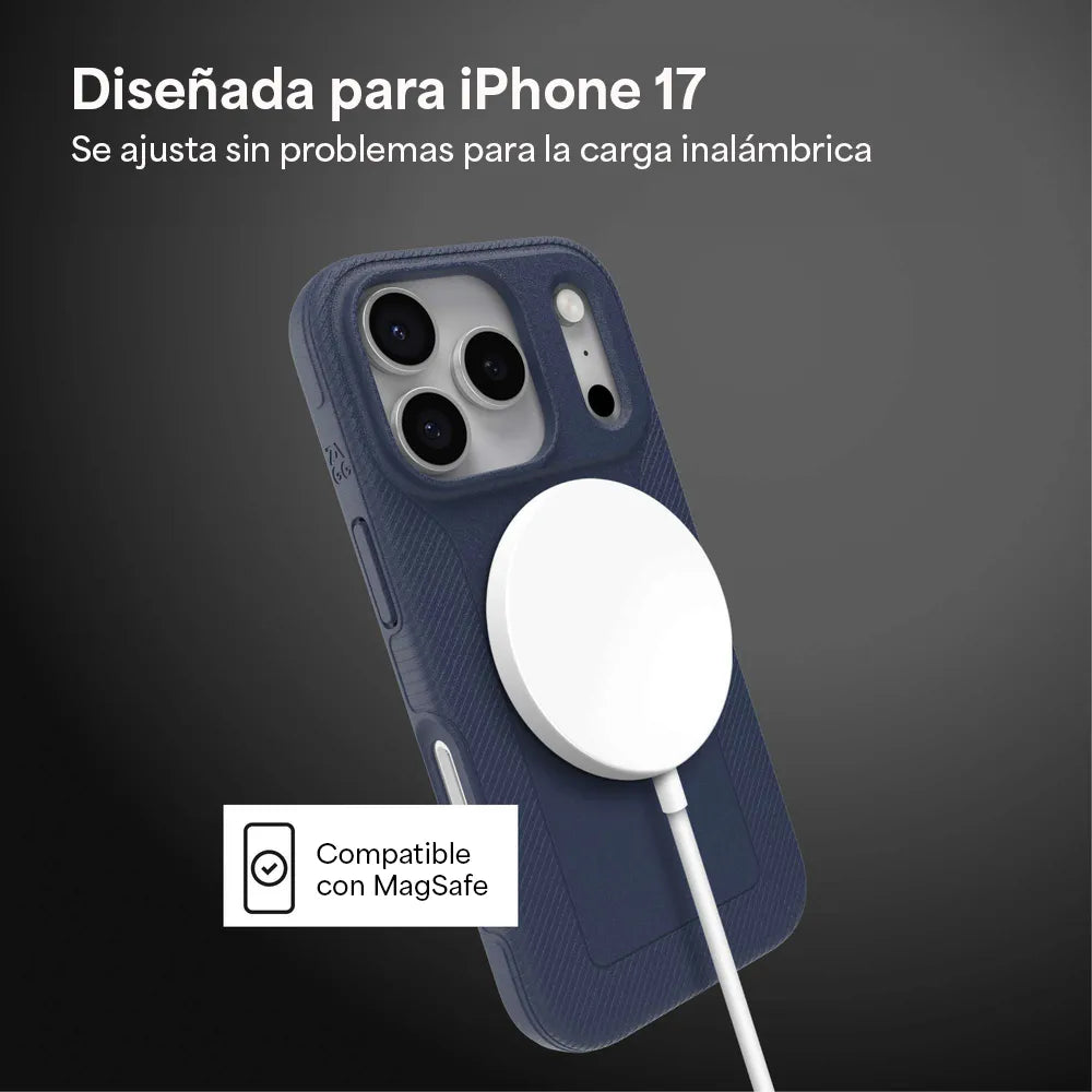 Case ZAGG Luxe con MagSafe para iPhone 17 Pro Max - Azul Marino