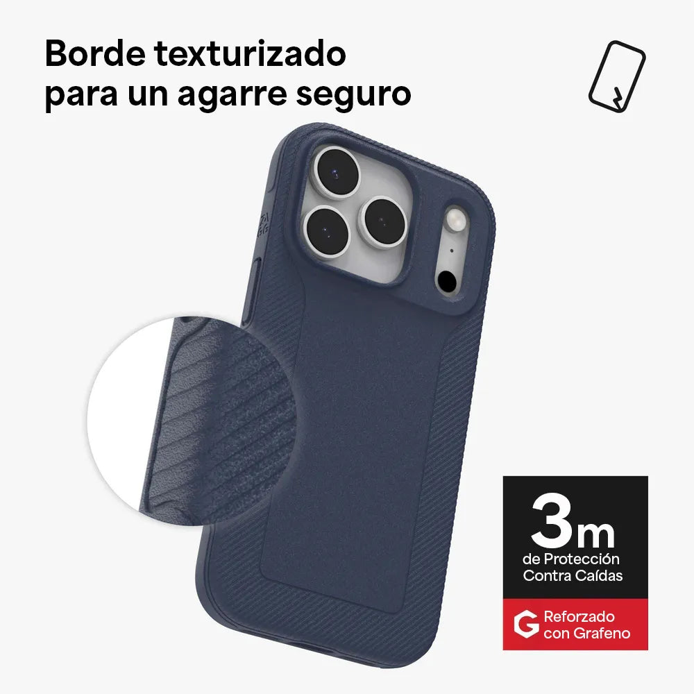 Case ZAGG Luxe con MagSafe para iPhone 17 Pro Max - Azul Marino