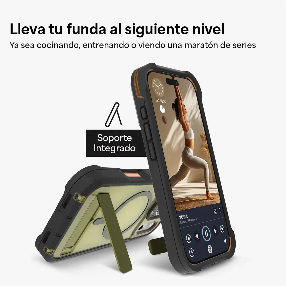 Case ZAGG Rainier con MagSafe KS para iPhone 17 Pro - Alga Marina