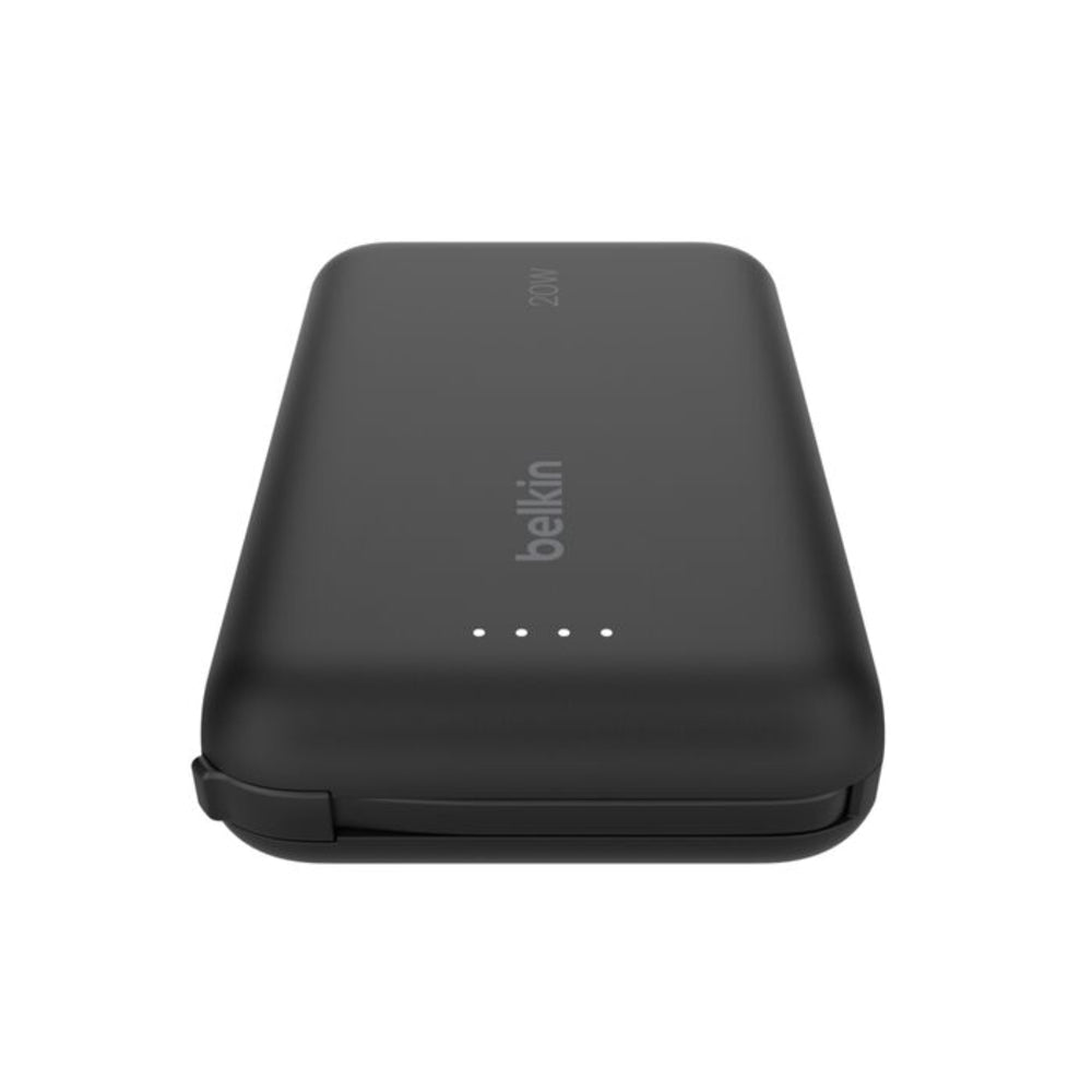Batería Belkin 10000 mAh 20W con Cable USB-C a USB-C - Negro