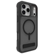Funda ZAGG Rainier con MagSafe KS color negro humo para iPhone 17 Pro Max, con diseño resistente y elegante.