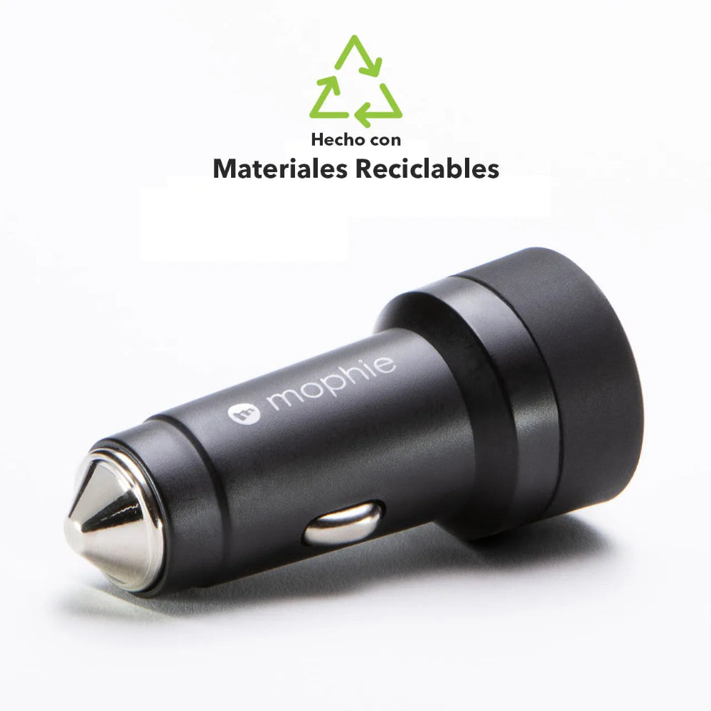 Cargador de Carro mophie USB-C/USB-A 42W - Negro — vista 7 | iShop Colombia