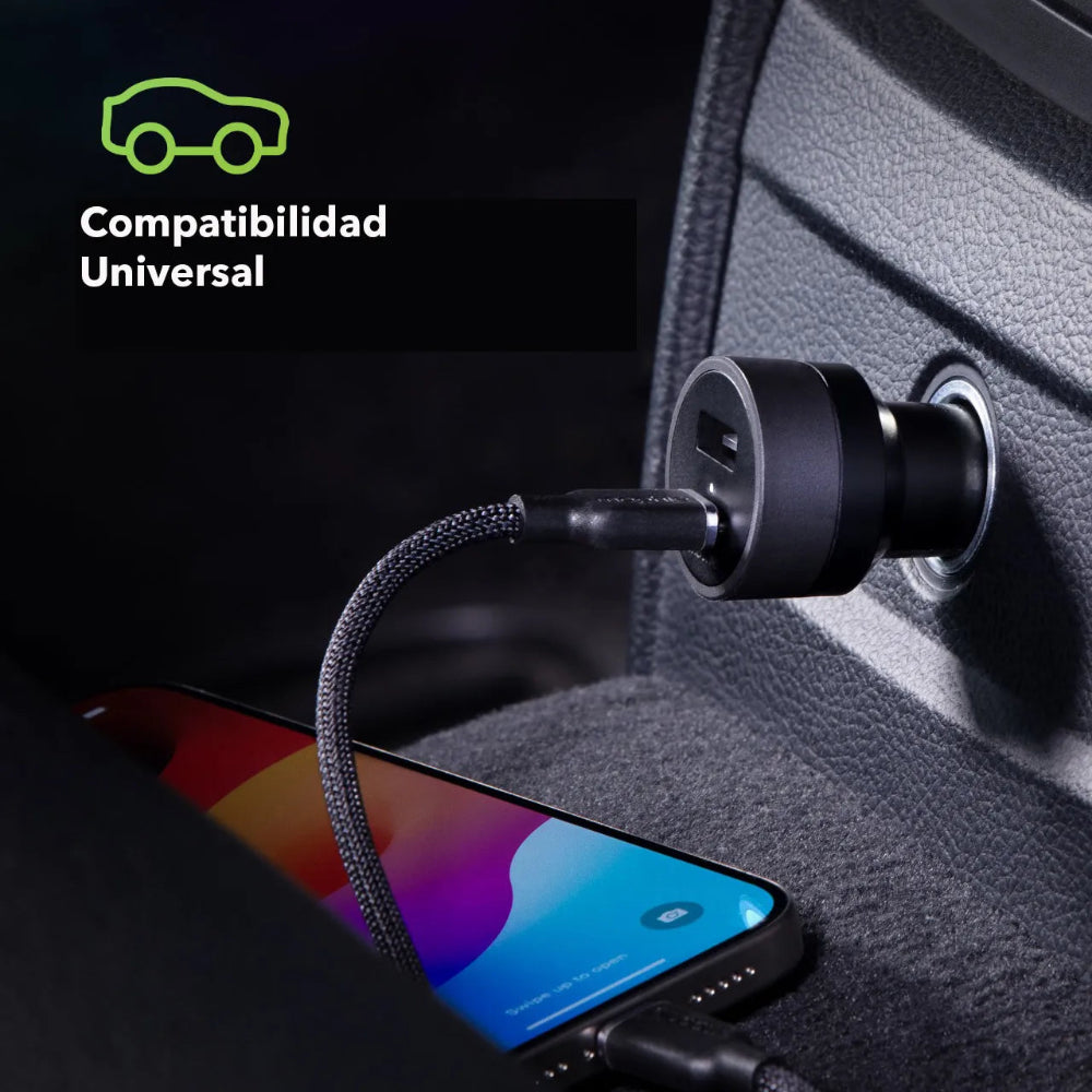 Cargador de Carro mophie USB-C/USB-A 42W - Negro — vista 4 | iShop Colombia