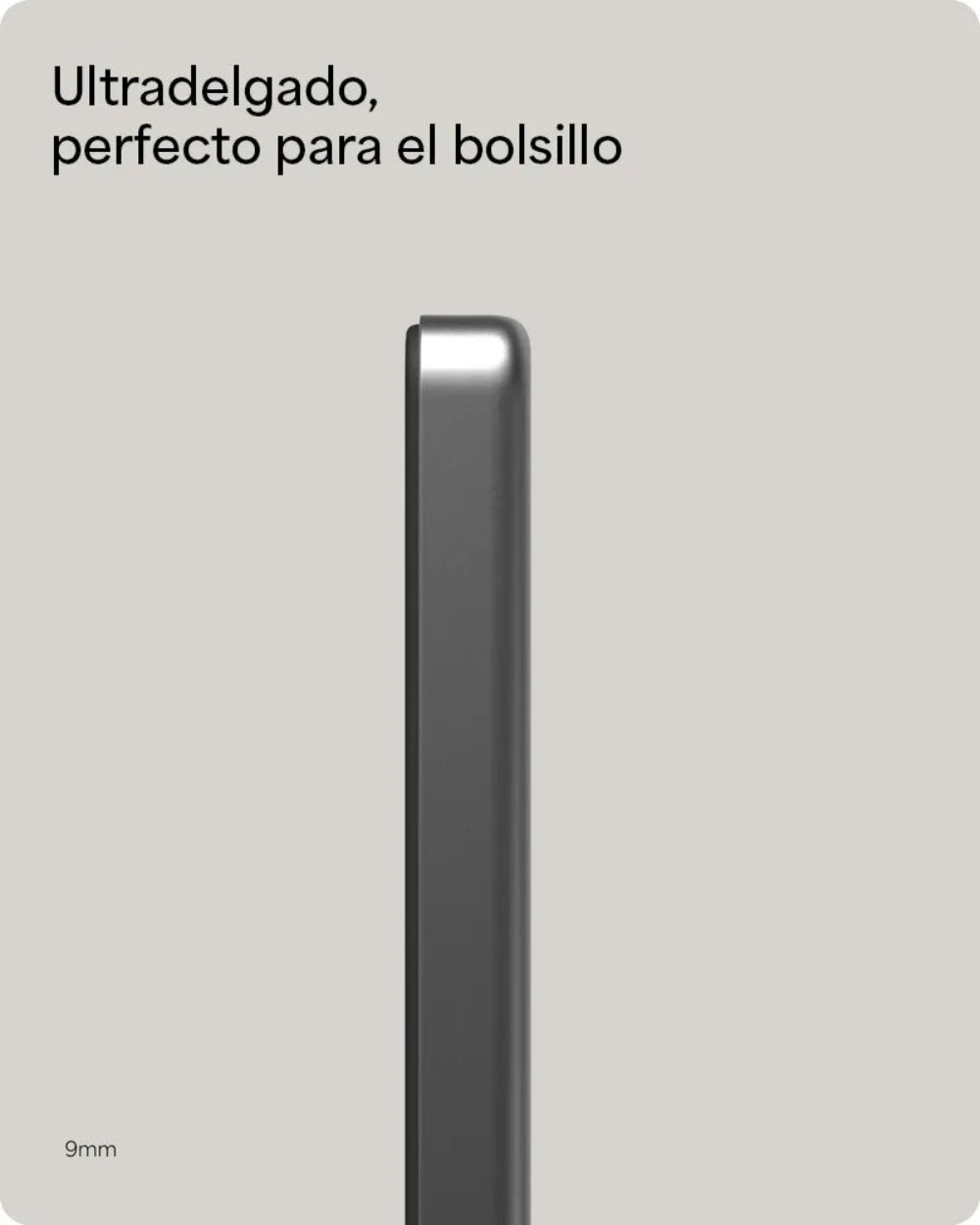 Batería mophie Powerstation Mini Qi2 de 15W 5000mAh - Negro — vista 5 | iShop Colombia