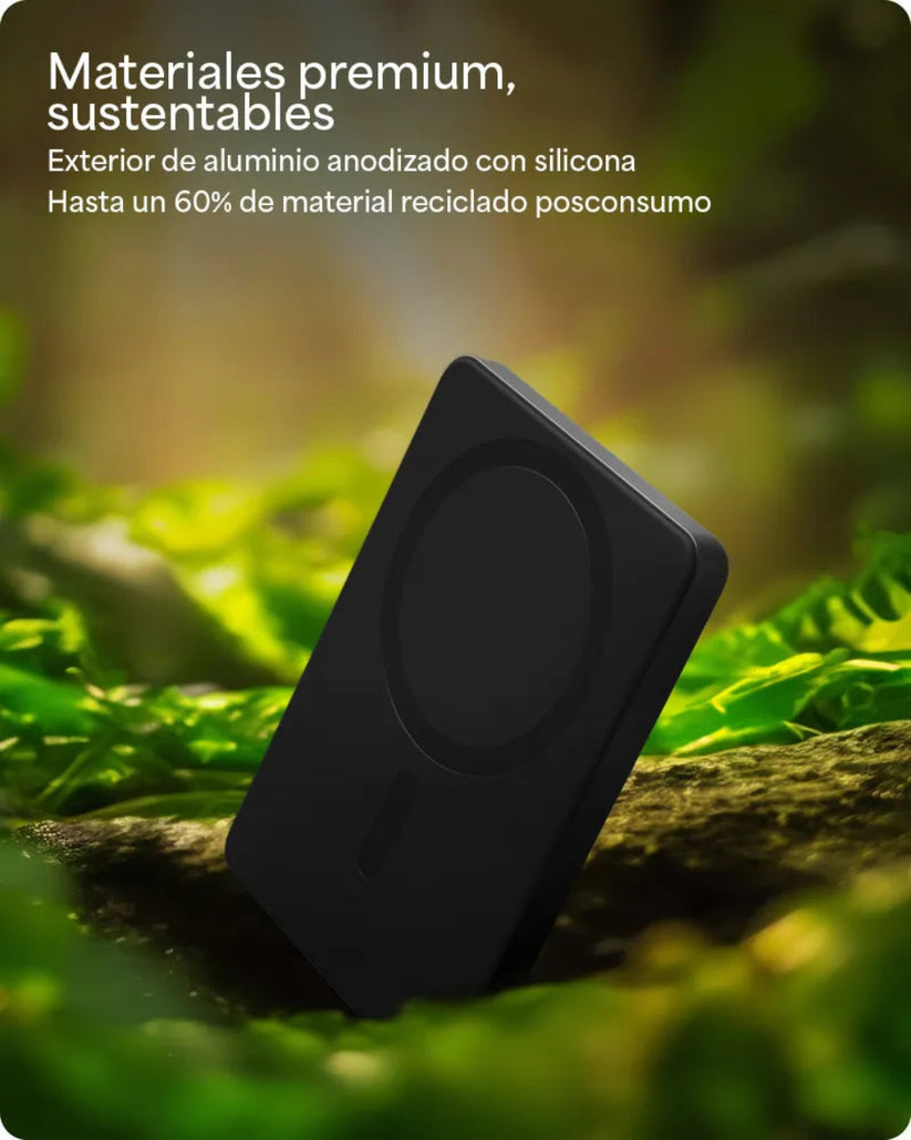 Batería mophie Powerstation Mini Qi2 de 15W 5000mAh - Negro — vista 8 | iShop Colombia