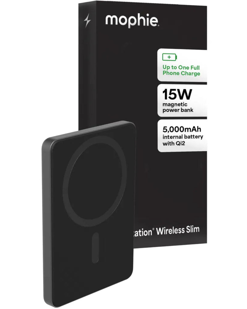 Batería mophie Powerstation Mini Qi2 de 15W 5000mAh - Negro — vista 9 | iShop Colombia