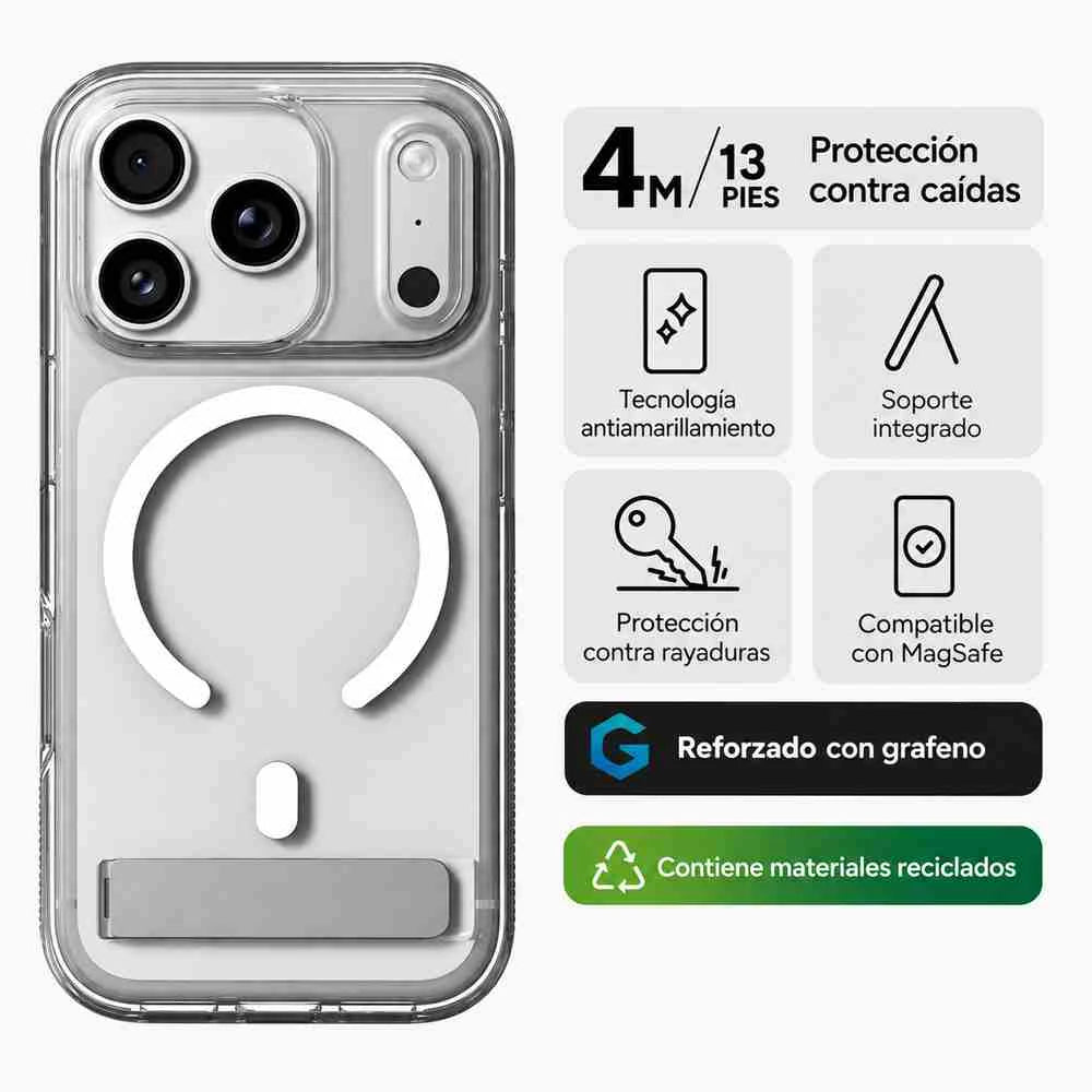 Case_ZAGG_Crystal_Palace_con_MagSafe_KS_para_iPhone_18_Pro_Max_17_Pro_Max_Transparente_Imagen_posicion_2_iShop_Colombia
