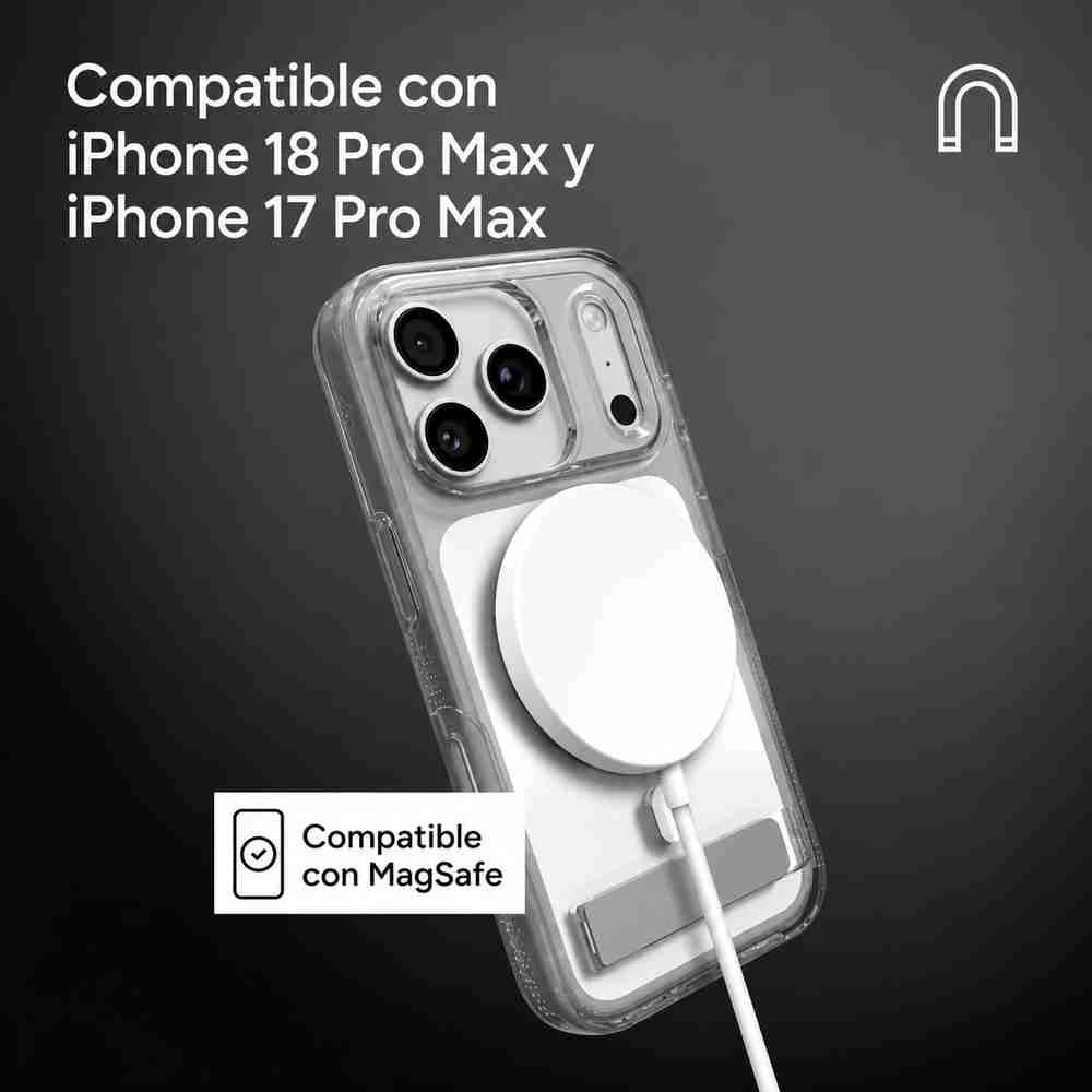 Case_ZAGG_Crystal_Palace_con_MagSafe_KS_para_iPhone_18_Pro_Max_17_Pro_Max_Transparente_Imagen_posicion_3_iShop_Colombia