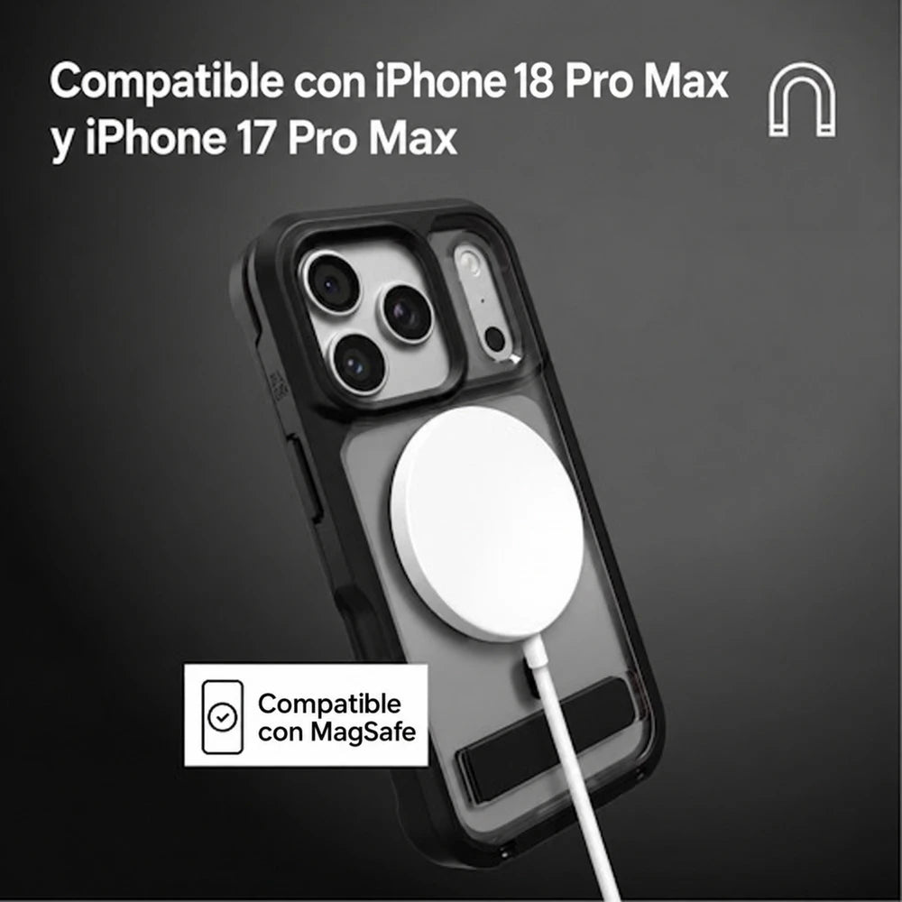 Case_ZAGG_Rainier_con_MagSafe_KS_para_iPhone_18_Pro_Max_17_Pro_Max_Negro_Humo_Imagen_posicion_3_iShop_Colombia