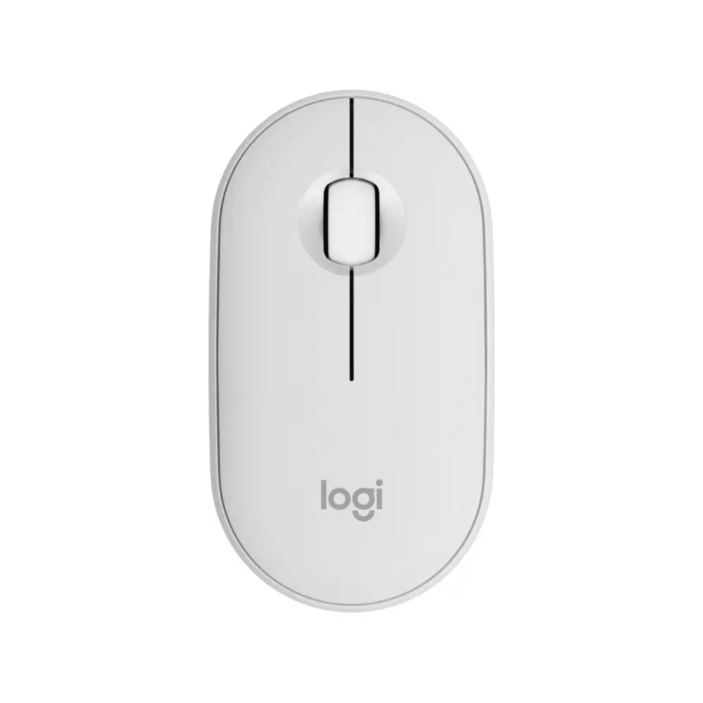 Mouse Logitech M350S Bluetooth - Blanco