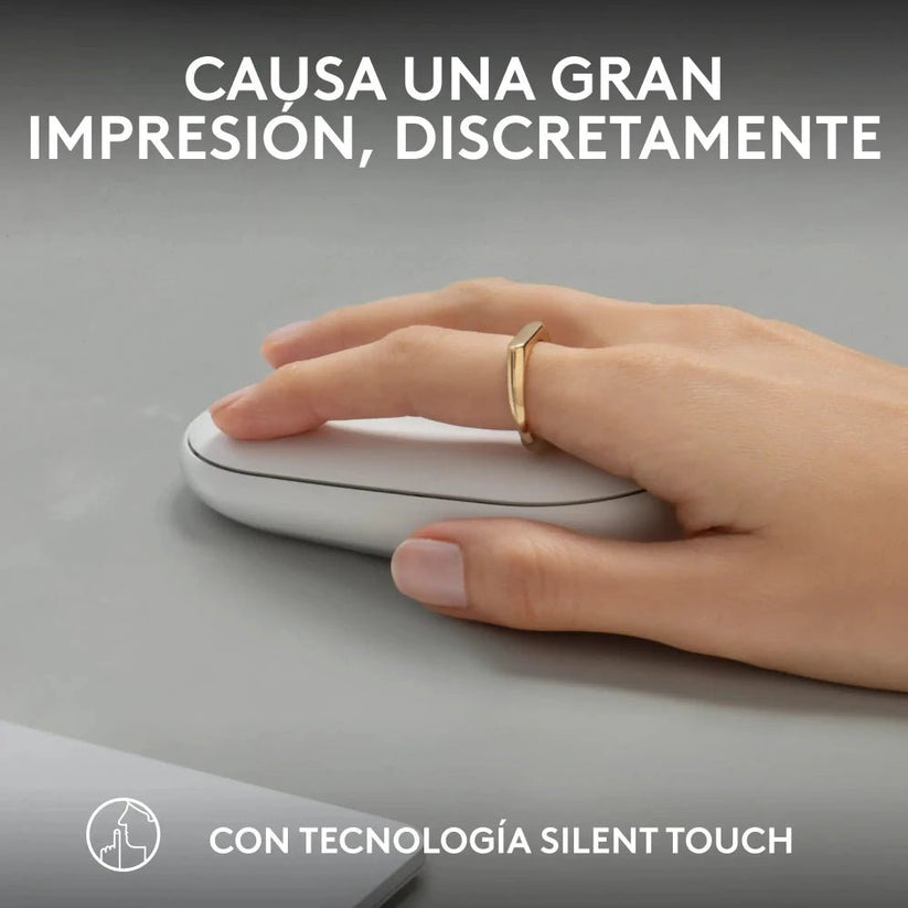 Mouse_Inalambrico_Bluetooth_Logitech_Pebble_2_M350s_Blanco_imagen_posicion_5_iShop_Colombia