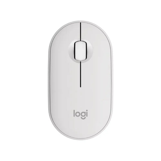 Mouse Logitech M350S Bluetooth - Blanco