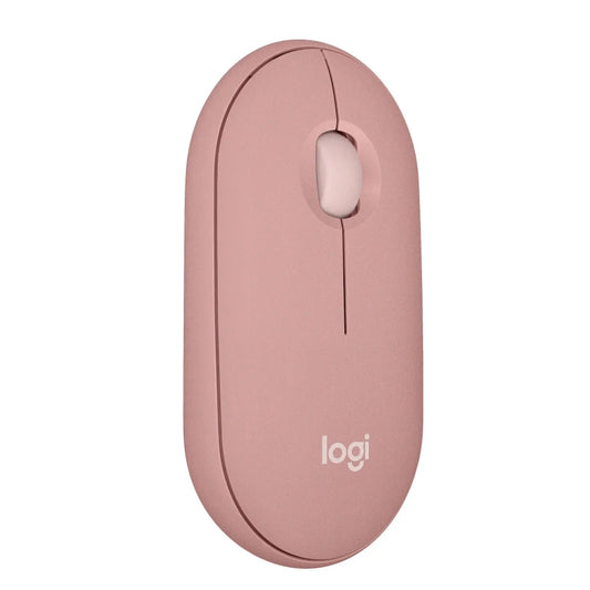 Mouse Inalámbrico Bluetooth Logitech Pebble Mouse 2 M350s - Rosa