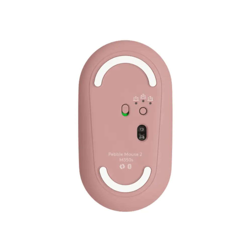 Mouse Logitech M350S Bluetooth - Rosado