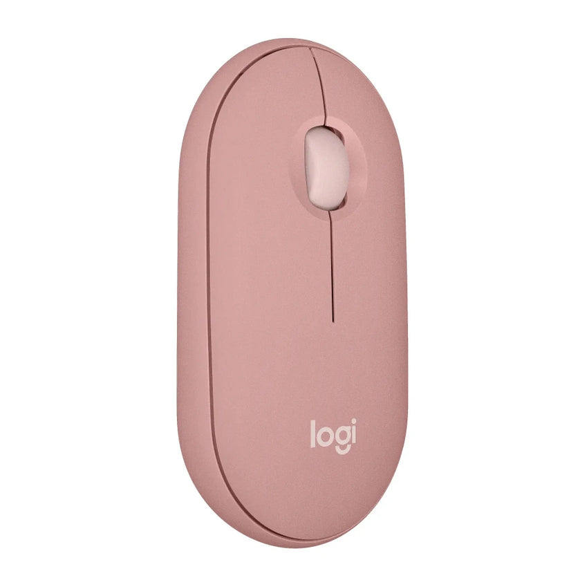 Mouse_Inalambrico_Bluetooth_Logitech_Pebble_2_M350s_Rosa_imagen_posicion_1_iShop_Colombia