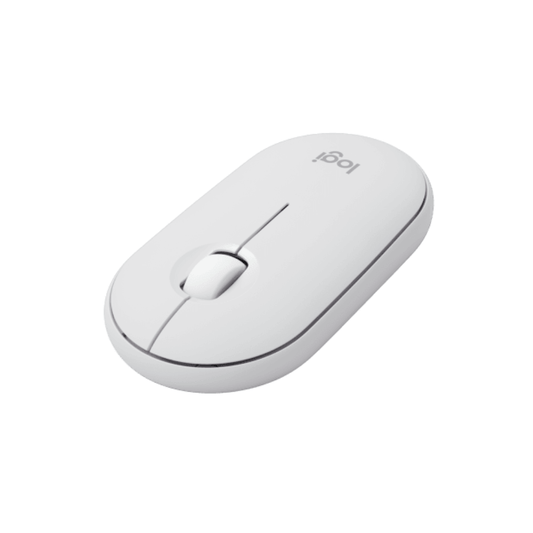 Mouse Logitech M350S Bluetooth - Blanco