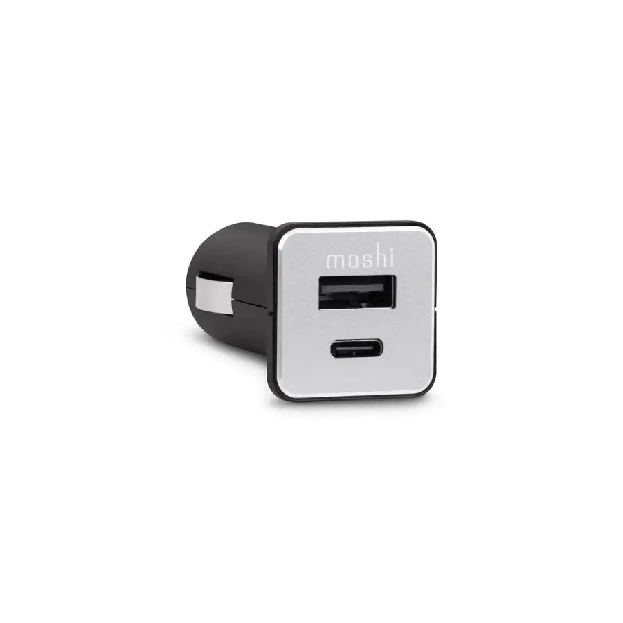 Cargador de carro Moshi USB-C + USB-A y carga rápida 36W - Negro