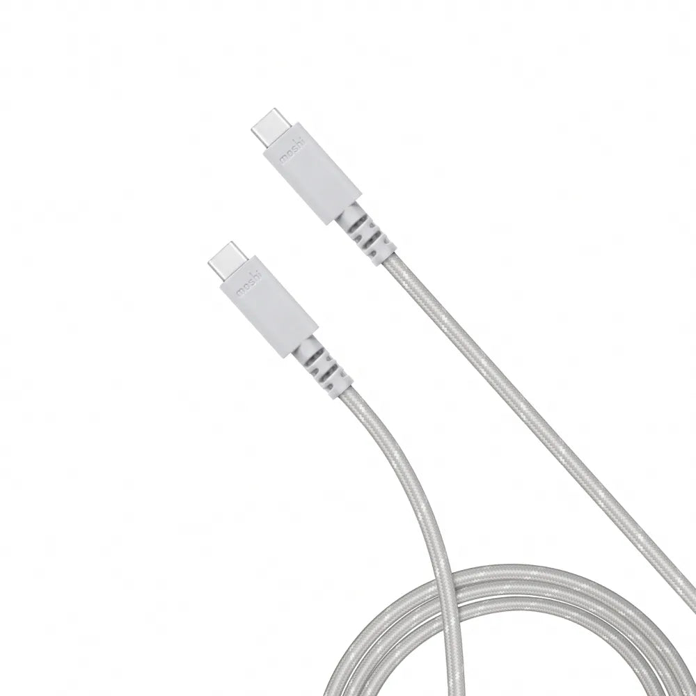 Cable Integra Moshi de USB-C a USB-C 240W (2m) - Gris