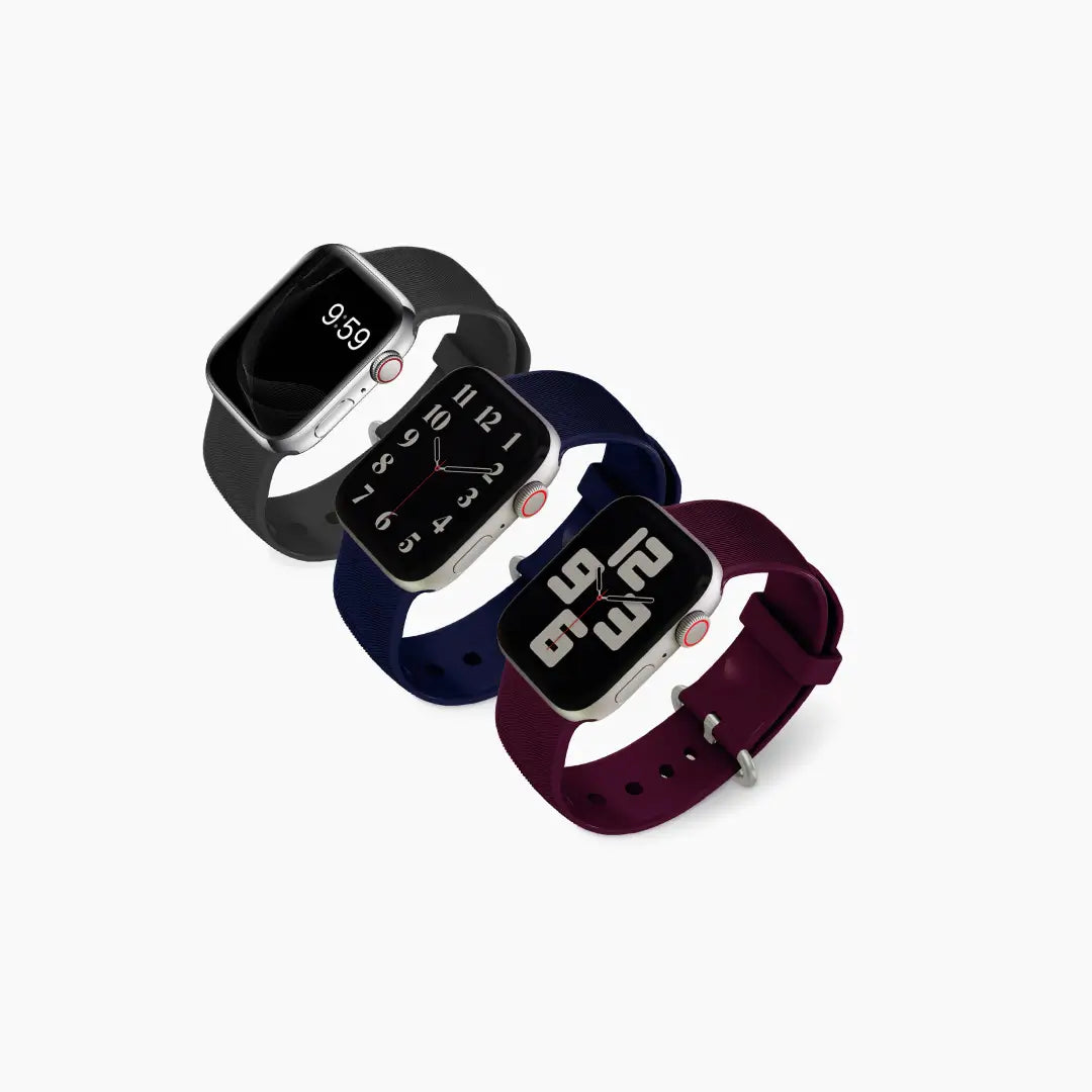 Bundle Correas NCO para Watch de 41mm - Azul, Sangria, Negro