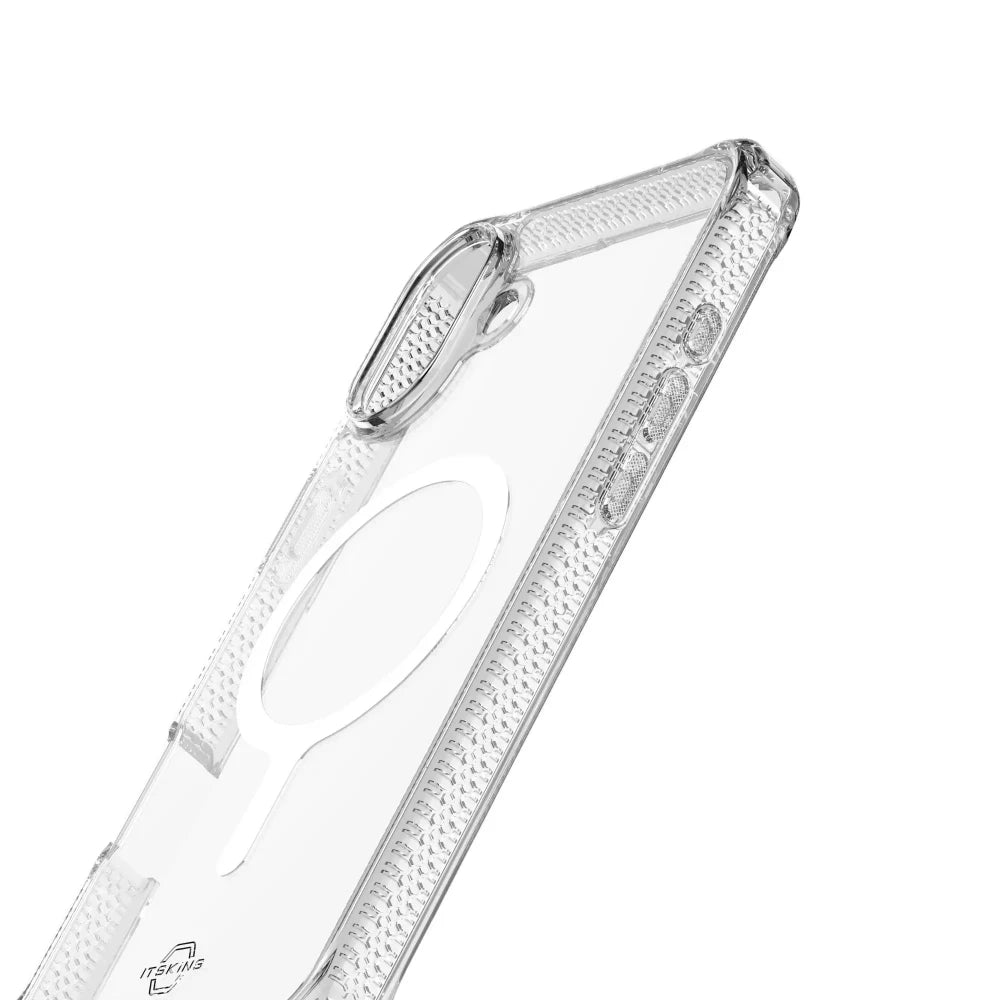 Case ItSkins Hybrid R Clear con MagSafe para iPhone 16 - Transparente