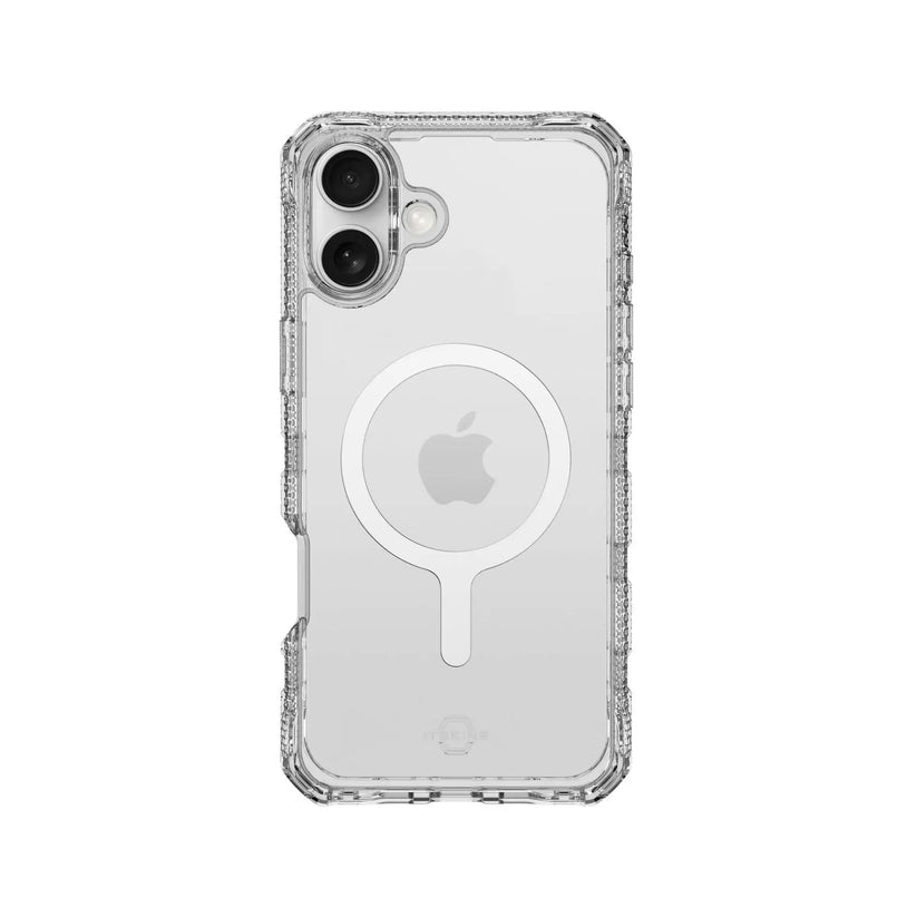 Case ItSkins Supreme R Clear con MagSafe para iPhone 16 - Transparente