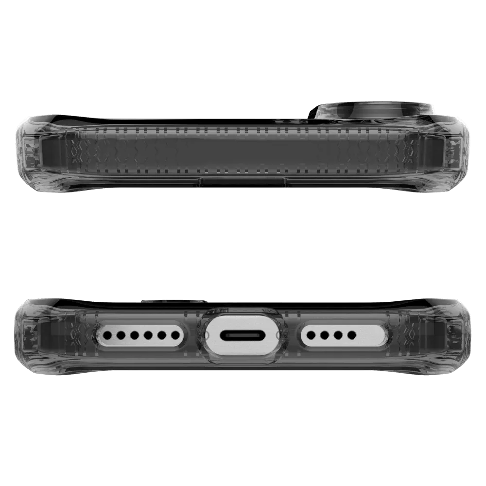 Case ItSkins Hybrid R Vapor con MagSafe para iPhone 16 Plus - Negro