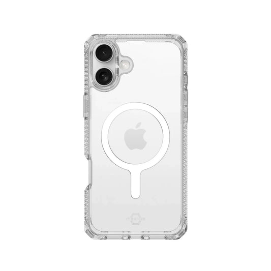 Case ItSkins Hybrid R Clear con MagSafe para iPhone 16 Plus - Transparente