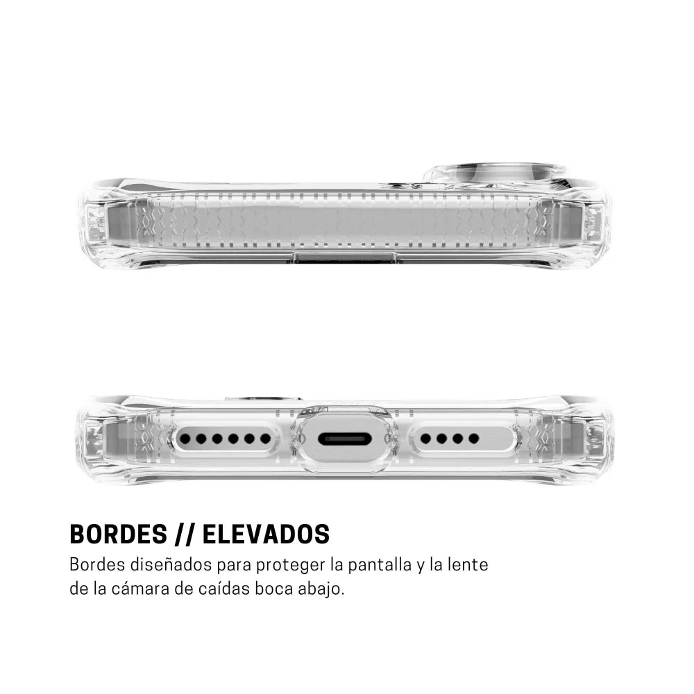 Case ItSkins Hybrid R Clear con MagSafe para iPhone 16 Plus - Transparente