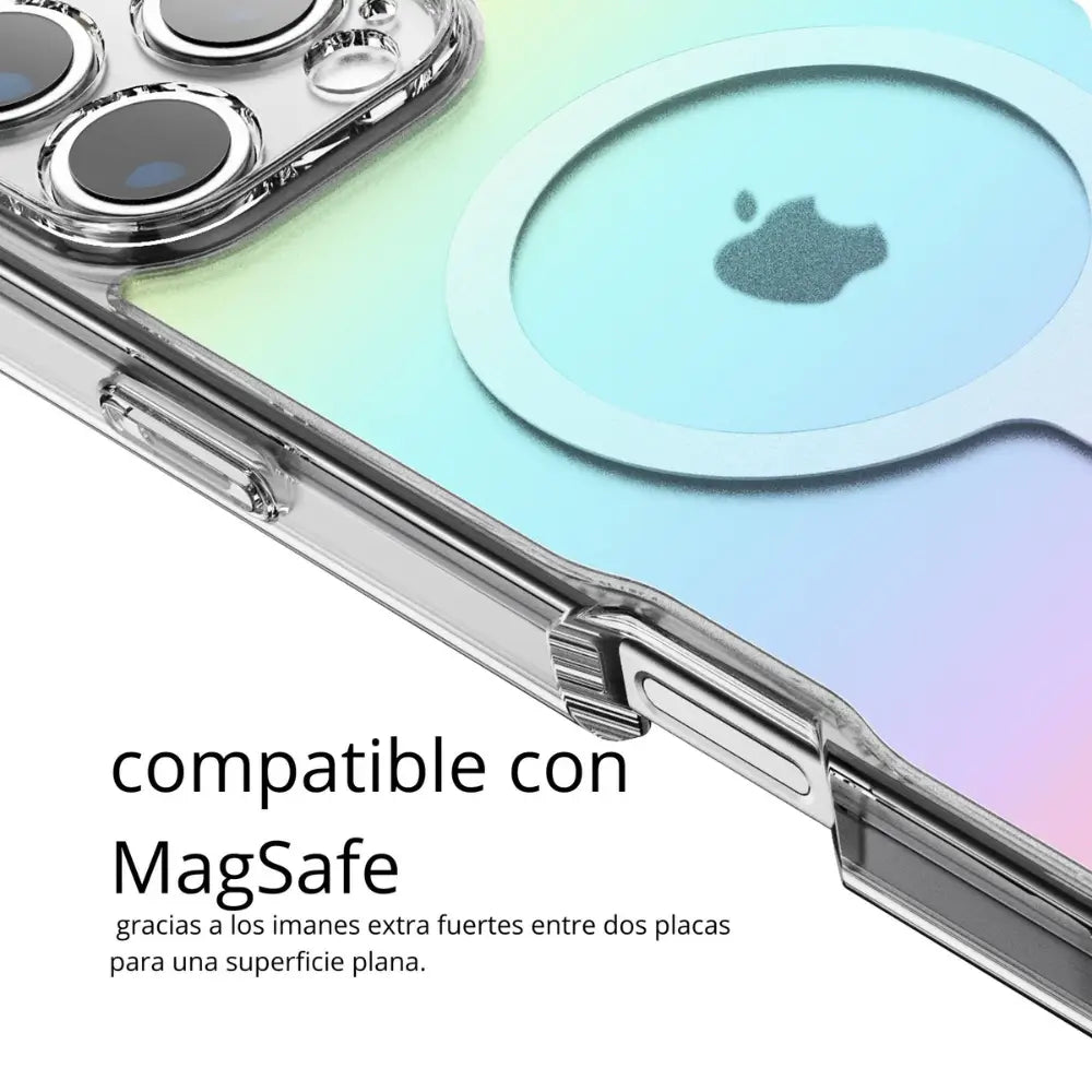 Case Avana Frost Cosmic con MagSafe para iPhone 16 Pro Max - Azul/Violeta