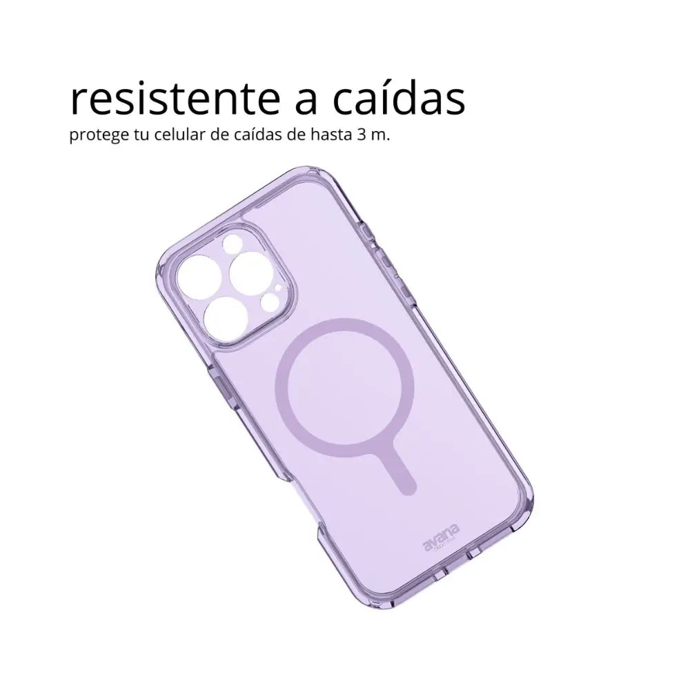 Case Avana Ice con MagSafe para iPhone 16 Pro Max - Morado