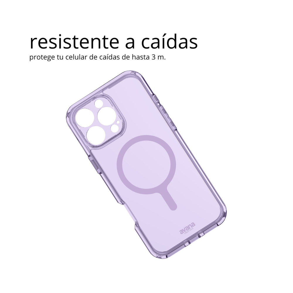 Case Avana Ice con MagSafe para iPhone 16 Pro - Morado