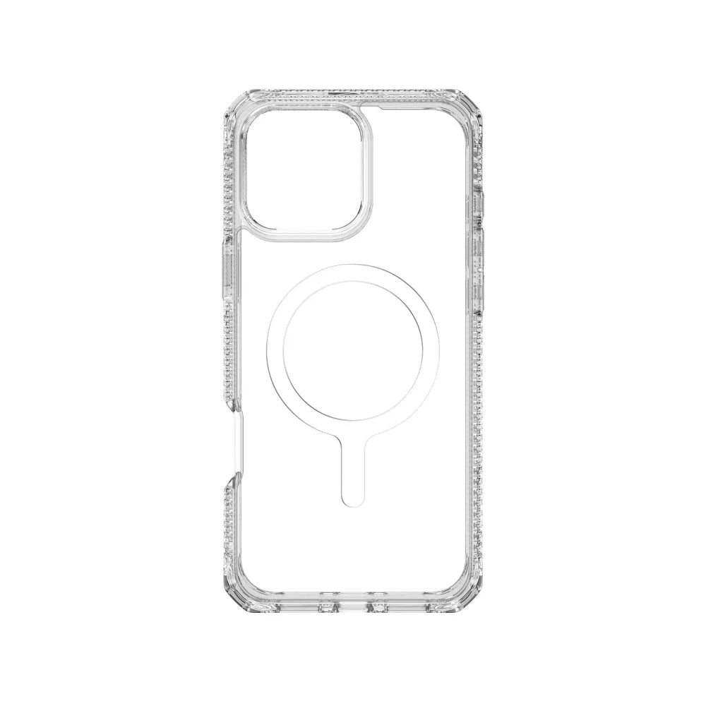 Case ItSkins Hybrid R Clear con MagSafe para iPhone 16 Pro - Transparente