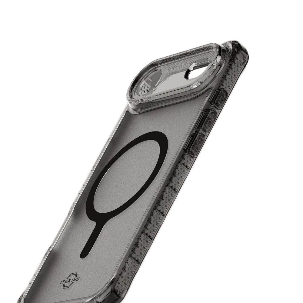 Case ItSkins Hybrid R Vapor con MagSafe para iPhone 17 Air - Humo