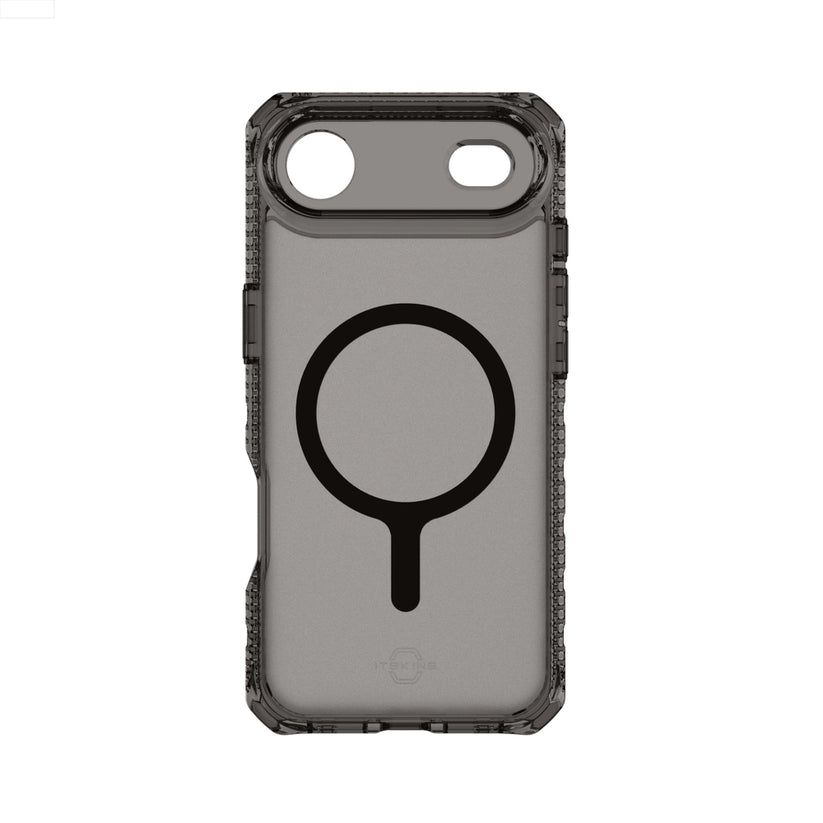 Case ItSkins Hybrid R Vapor con MagSafe para iPhone 17 Air - Humo