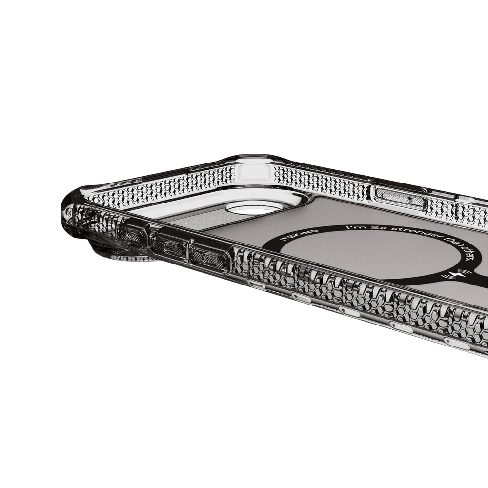 Case ItSkins Hybrid R Vapor con MagSafe para iPhone 17 Air - Humo