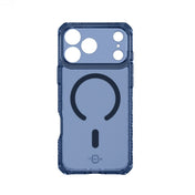 Case ItSkins Hybrid R Vapor con MagSafe para iPhone 17 Pro - Azul Marino