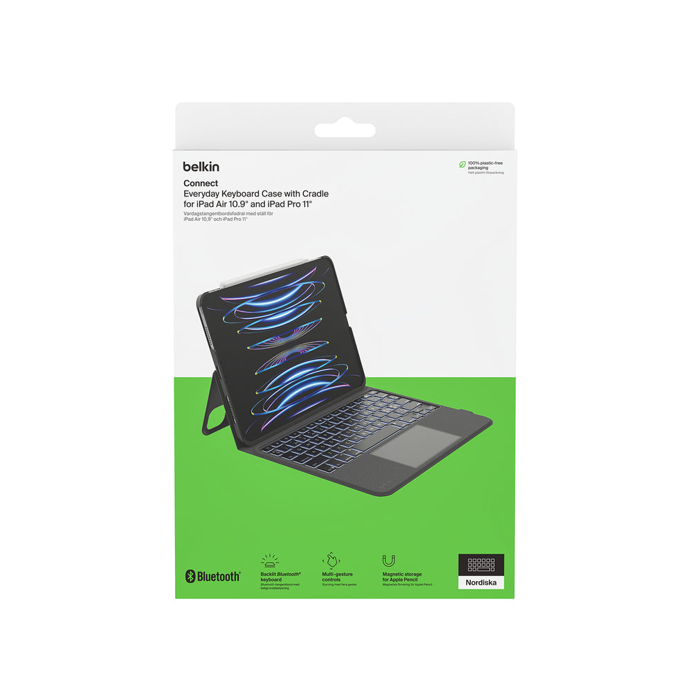 Case con Teclado Belkin para iPad 10ma Gen - Negro