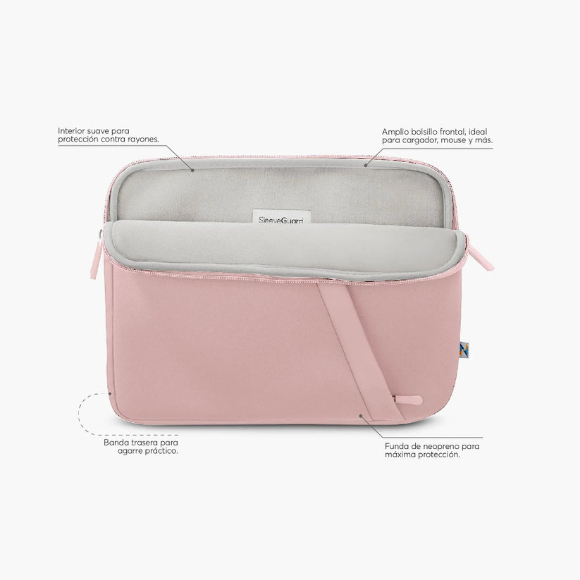 Funda_NCO_SleeveGuard_MacBook_Pro_14_M5_M4_M3_M2_M1_Rosado_Imagen_posicion_5_iShop_Colombia
