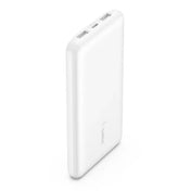 Batería portatil Belkin 10000 mAh USB-A x2 USB-C - Blanco