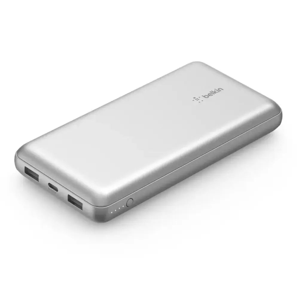 Batería portatil Belkin 20000 mAh USB-A x2 USB-C - Plata