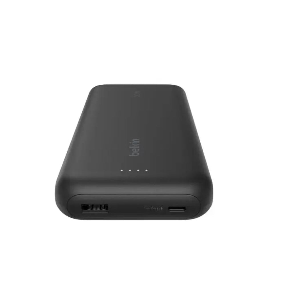 Batería Belkin 20000 mAh 30W con Cable USB-C a USB-C - Negro