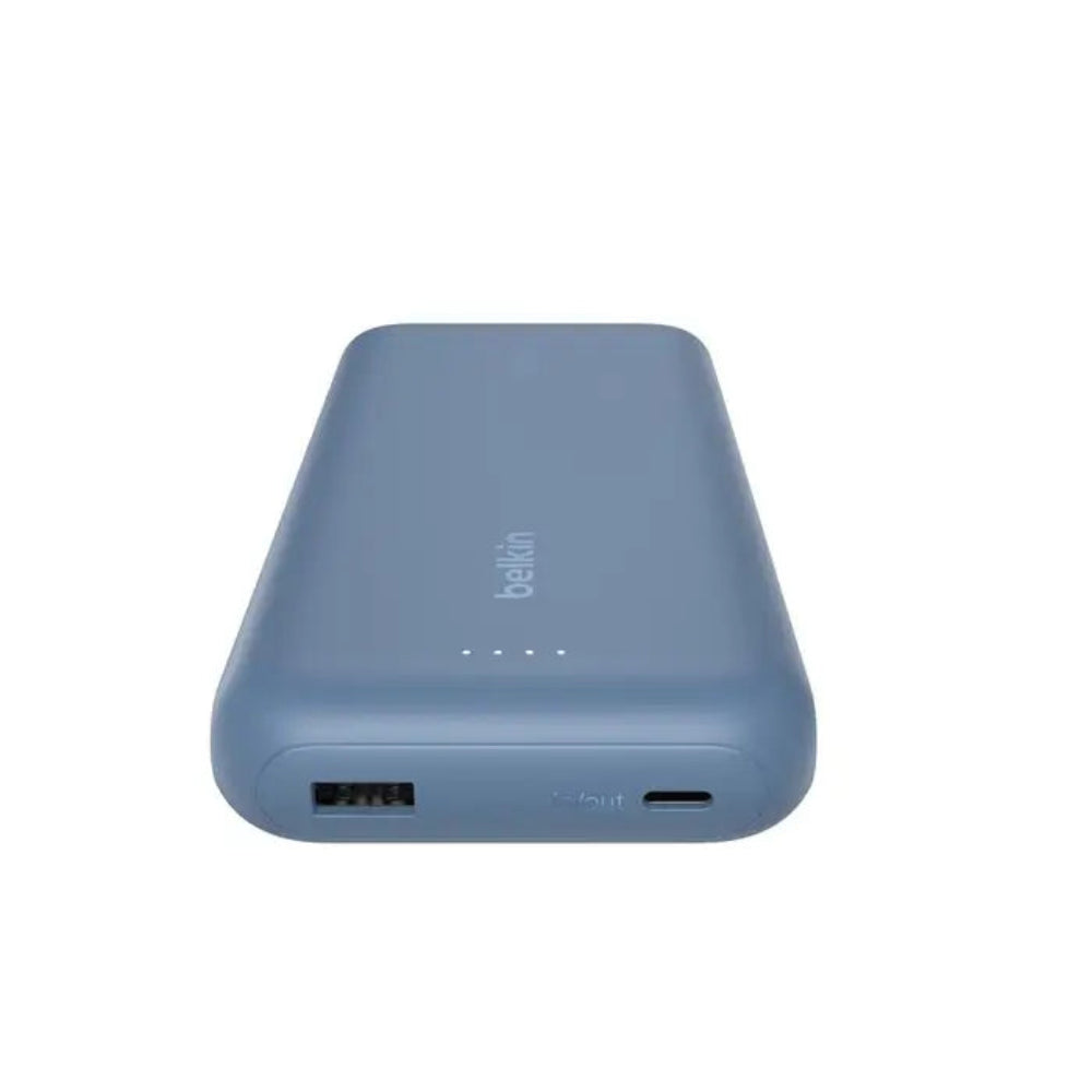 Batería Belkin 20000 mAh 30W con Cable USB-C a USB-C - Azul